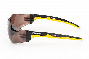 О15 HAMMER ACTIVE Strong Glass ( 5-3,1 PC ) очки защитные открытые с мягким носоупором РОСОМЗ